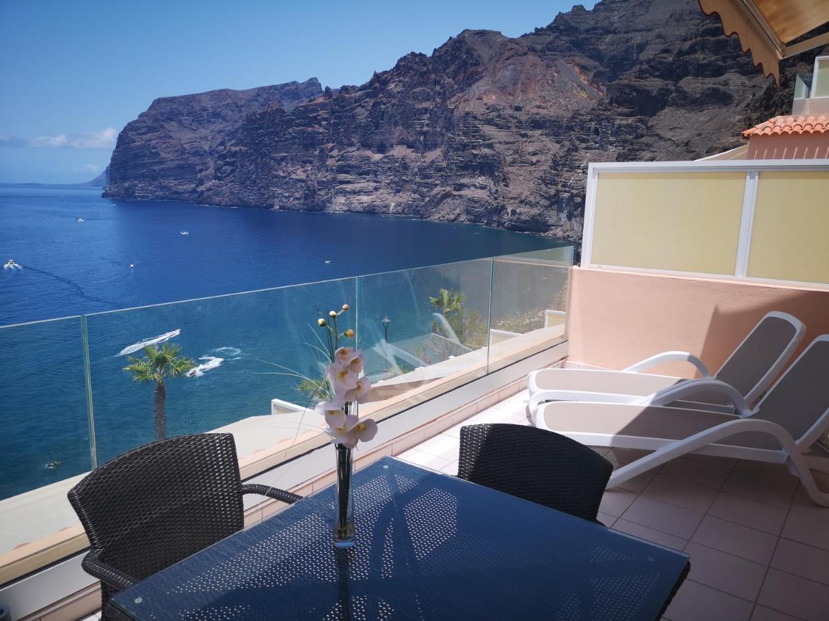 Magnificent Apt. With Sea View, Cliff & Marina Santiago Del Teide Ngoại thất bức ảnh